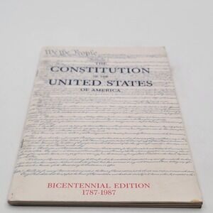 US House of Representatives The Constitution of the USA Booklet 1987 Good
